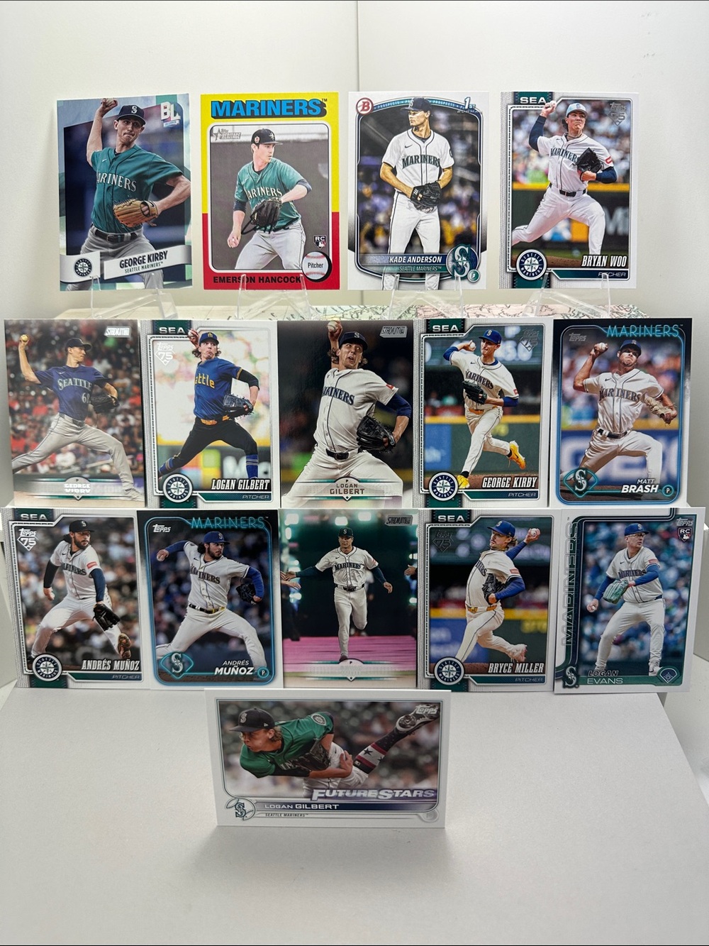 Mariners starting rotation w/ Emerson Hancock/Kade Anderson rookies + Brian Woo